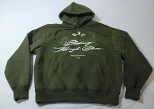 Civil Regime Unisex Adult's Blooming Through Chaos Print Hoodie WR4 Green Large