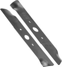 Set of 2 GreenWorks 29712 10" Mower Blades G-Max Twin Force 25302 Kobalt KM2040X