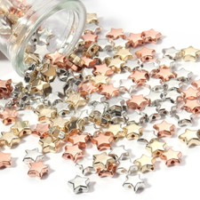Celestial Star Spacer Loose Beads for DIY Crafts Jewelry Earring Making 200x