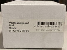 Easy Drain Modulo TAF Parete 80mm MTAFW-VER-80 Prolunga Scarico Doccia NUOVO in Scatola