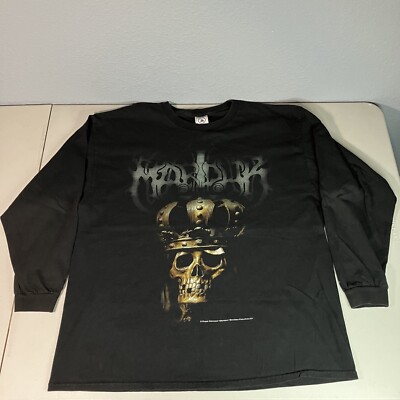 Vtg 2001 Marduk La Grande Danse Macabre Long Sleeve XL Y2K