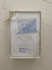 Lillian Rose MAID OF HONOR Hankie And Card White/Blue Wedding Gift Vintage NWT
