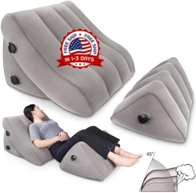 Colchon Inflable De Aire Levantado Cama Almohada Almohada Camping Para Dormir