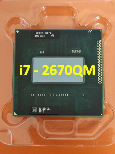 Genuine Intel® Core i7-2670QM Quadcore Processor CPU (6M Cache,up to 3.10 GHz)  - Picture 1 of 2