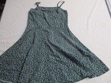Womens shein green floral dress sz s