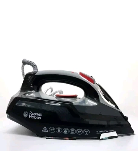 Russell Hobbs Iron Powersteam Ultra Continious Steam 3100w glitter Black 20630