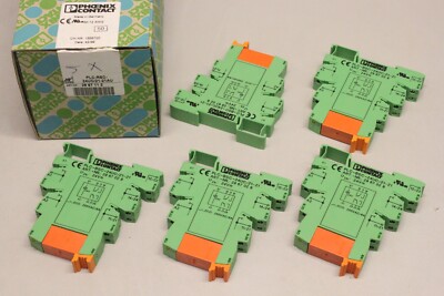 5x Phoenix Contact relay module PLC-RSC 24UC/21-21AU switching relay 2967112 original packaging