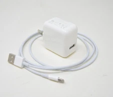 Apple 10W USB Power Adapter + Charging Cable Wall Charger for iPhone iPad iPod