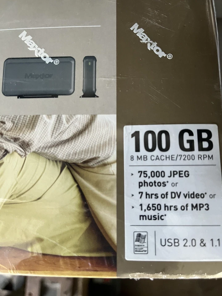 External Hard Drive 100 GB Maxtor Basics Personal Storage 100gb - Image 2 of 4