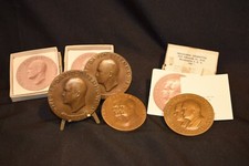  1954  REPUBLICAN PARTY  CENTTENNIAL EISENHOWER  LINCOLN BRONZE MEDAL  2 1/2