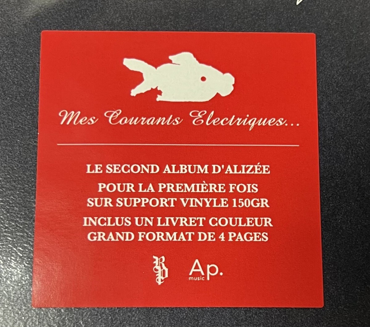 Alizée Mes Courants Electriques Album Brand New Sealed Vinyl