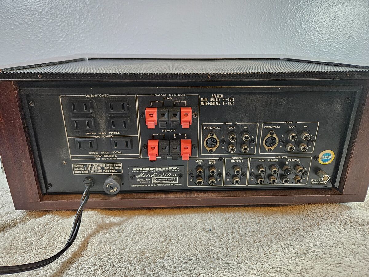 Marantz Model 1250 Integrated amplifier. Rare Japan Spec! | eBay Marantz Model 1250 Integrated amplifier. Rare Japan Spec! | eBay