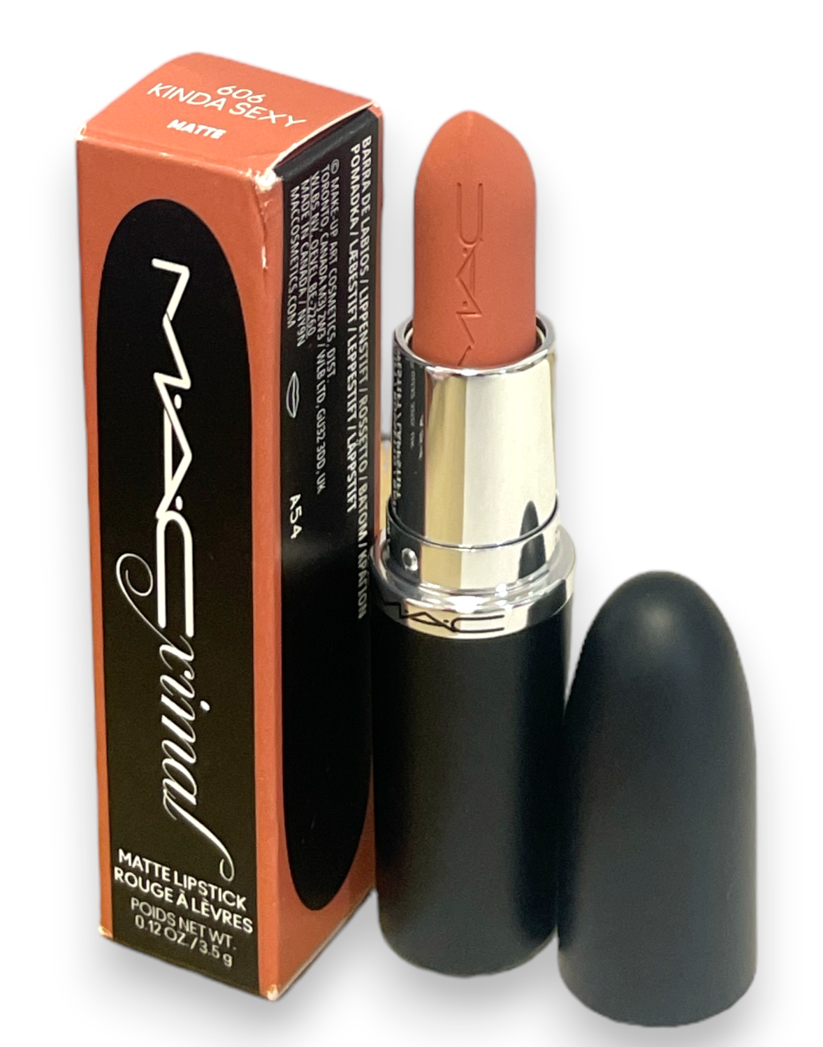 Mac Cosmetics M·A·CXIMAL Matte Lipstick 606 KINDA 0.12 Oz-image
