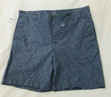 Men's "Chaps" Size 36, Deep Ocean Blue, Flat Front Shorts MSRP $60