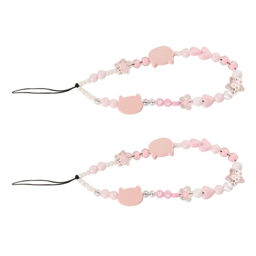 4 Pack Mobile Phone Case Hanging Decoration Beaded Pandent Cell Charm Strap - 第 7/12 張圖片