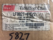 Rexnord LF882T-4-1/2 Tabletop Chain 10 FT Acetal 5827 