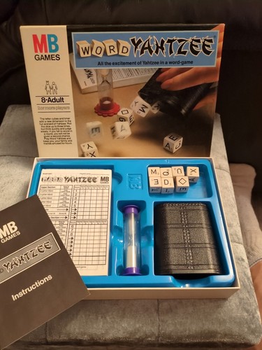 Vintage Word Yahtzee Word-Game By MB Games 1979 Complete Unused As Near Mint