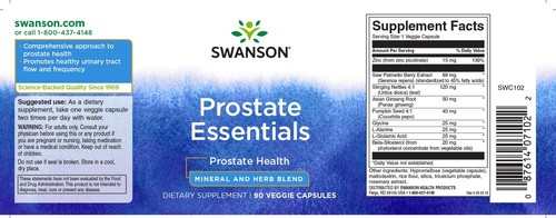 Swanson Prostata Essentials 90 vegetarische Kapseln - Picture 2 of 2