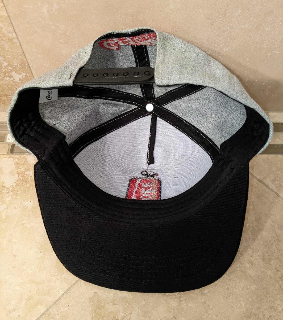 Coke Snapback Ball Cap Hat Structured Pixel Soda … - image 2