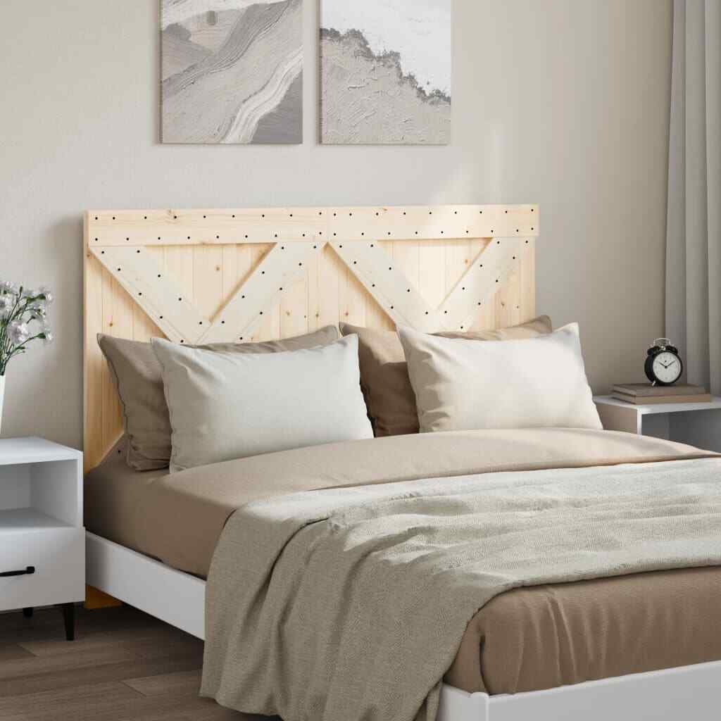 vidaXL Headboard 140x104 cm Solid Wood Pine