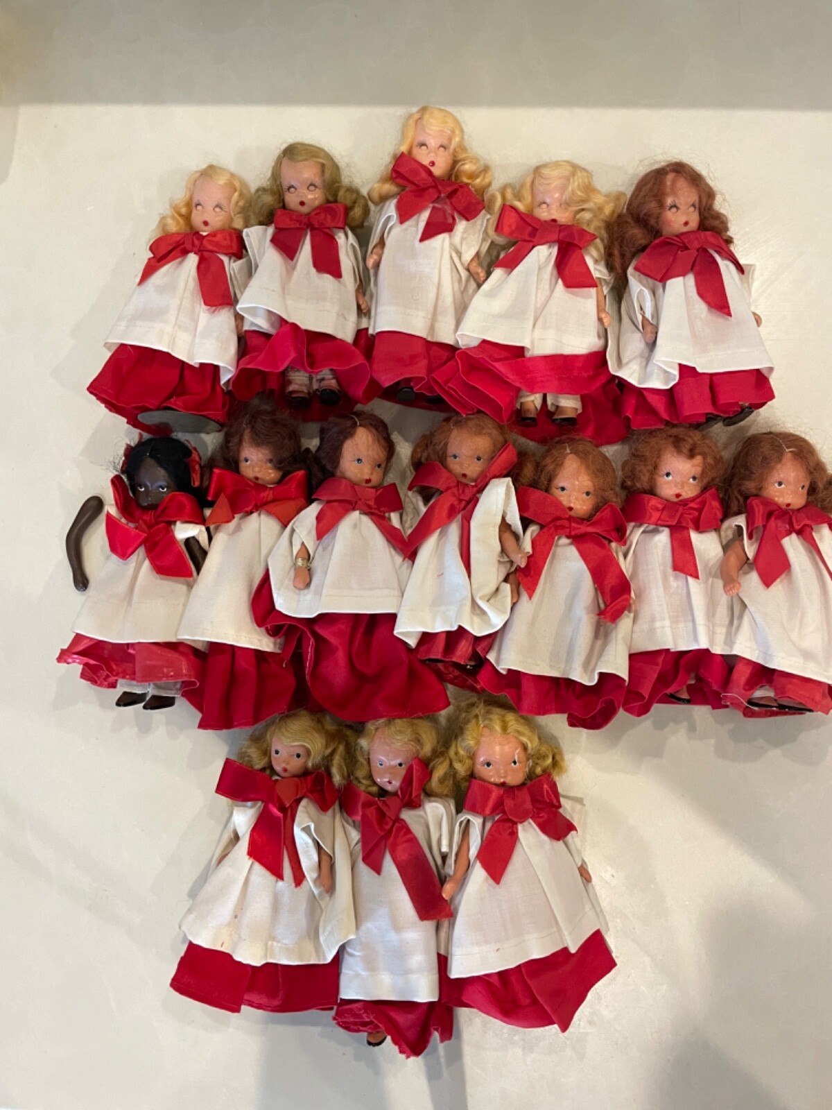 Rare lot of nancy ann storybook dolls in matching choir robes eBay