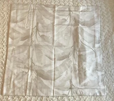 1 large 2018 pottery barn Ivory beige banana leaf Euro pillow sham 29.5"x30"