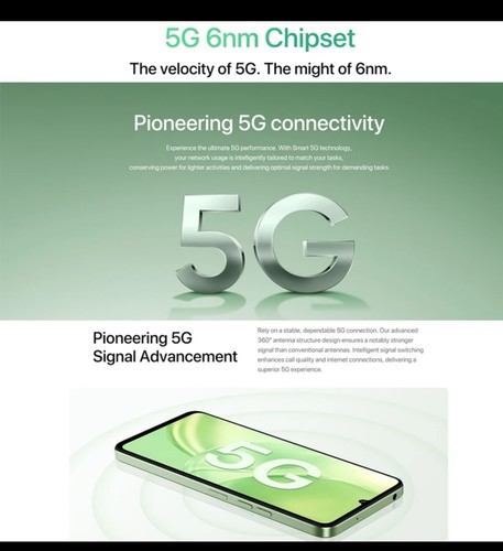 UMIDIGI G9 5G Dualsim OctaCore 12+128GB 5000mAh 50MP 6.75” 90Hz Android 14 Phone - Picture 6 of 18