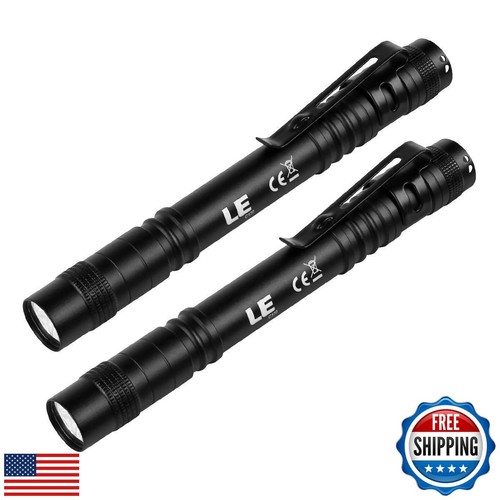 LE LED Pen Flashlights, Lightweight, Mini, Waterproof Pocket Flashlight with