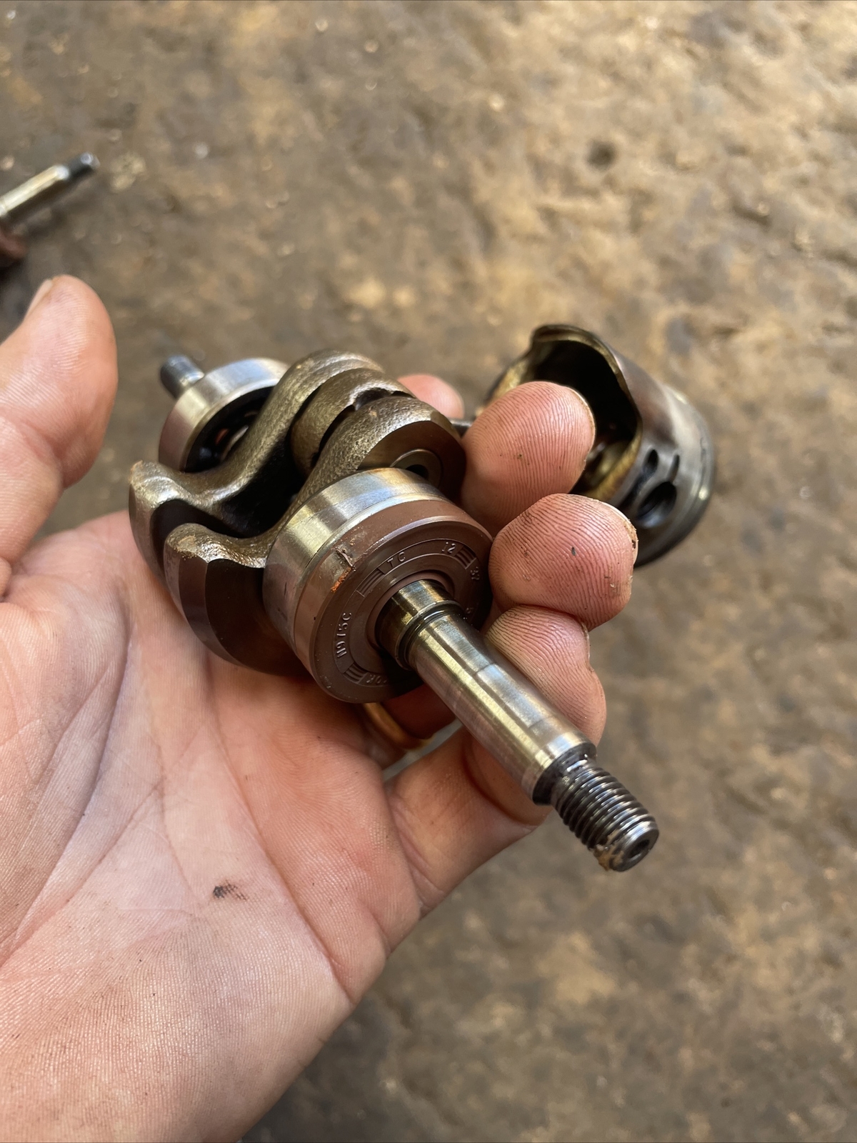 OEM Husqvarna T435 XTorq Chainsaw Crankshaft Crank Piston & Bearings