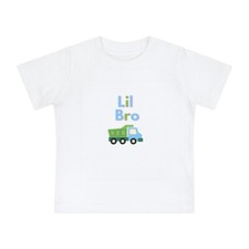 Lil Brother Fire Truck Short Sleeved Tee