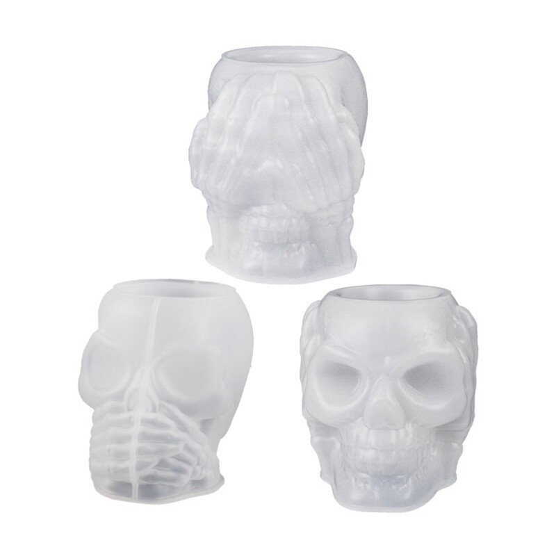 Flowerpot Pen Holder Mold Epoxy Resin Casting Mold Ornament Jewelry Making