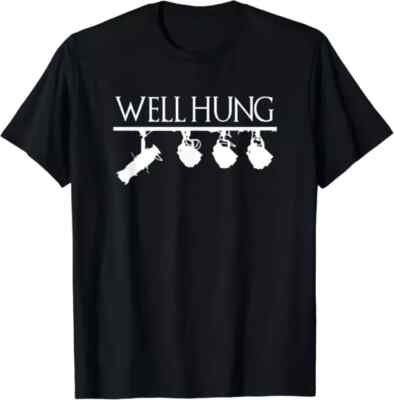 NEW LIMITED Well Hung Lighting Engineer Technicians Stage Crew Gift T-Shirt