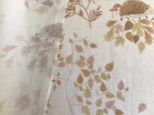 2 * 50cm Square Bundle Sophie Allport Woodland Friends & Leaves Light Cotton new - Picture 7 of 13