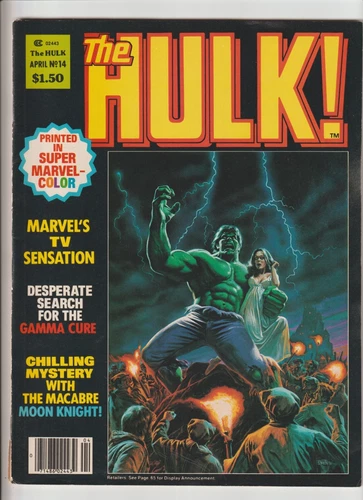 The Hulk Magazine #14 April 1979 Marvel - Moon Knight Sienkiewicz