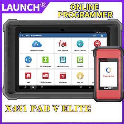 Launch X431 PAD V Elite KFZ OBD2 Scanner Diagnosegerät CAN FD J2534 Programmier