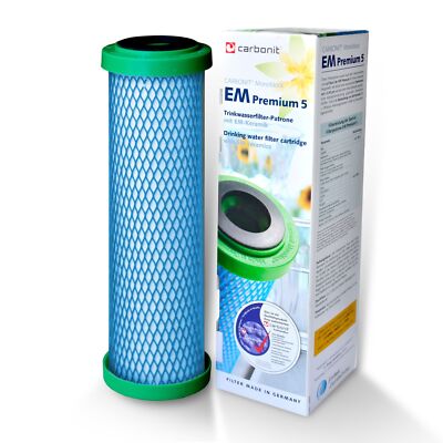Carbonit Wasserfilterpatrone EM Premium 5 mit EM Keramik