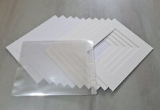 Picture Photo Mount Kits with Backs and Clear Bags ( Various Colours and Sizes)
