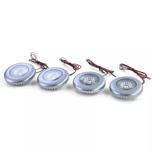 4x Luci Interne Hella Celis Argento, per Barca Caravan Camper 9 - 32 Volt - Foto 1 di 4