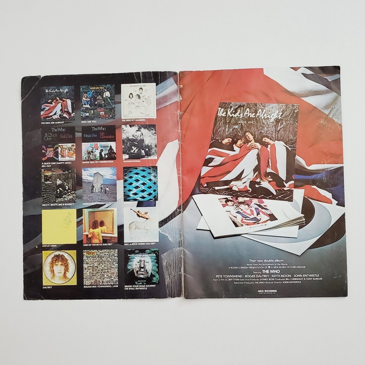 Vintage 1980 The Who Official Concert Tour Program Who Are You