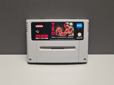 TKO CHAMPIONSHIP BOXING - SUPER NINTENDO - SNES - PAL FRG- MODUL CARTRIDGE SPIEL