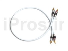 Supra Dual Audio Analog Interconnect RCA Hi-Fi Cable 0.5m 0.75m 1.0m 1.5m 2.0m 