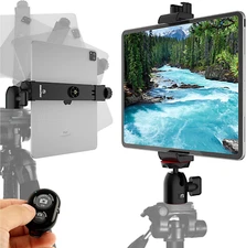Tabmount 360 Ipad Tripod Mount Holder | Includes Swivel Ball Head and Bluetooth