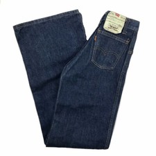 NWT Vtg 70s Levi  s Bell Bottom Flares Jeans Orange Tab USA Size 27x 34