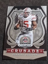 2020 Panini Prizm Draft Picks #50 Ezekiel Elliott Crusade Ohio State Football