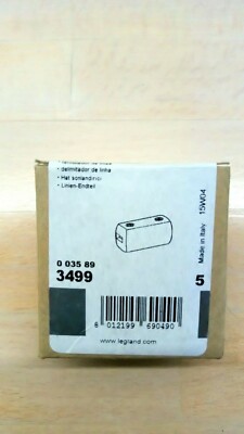 5x Legrand - MyHome - 3499 - Linien-Endteil - Terminator-Linea -- NEU+OVP 