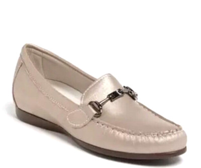 Munro Z1276* Women's Kimi Silver Leather Loafers Size 7 M