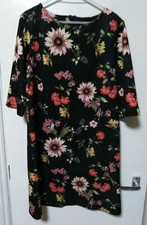 Setai Milano Black Floral Dress XL
