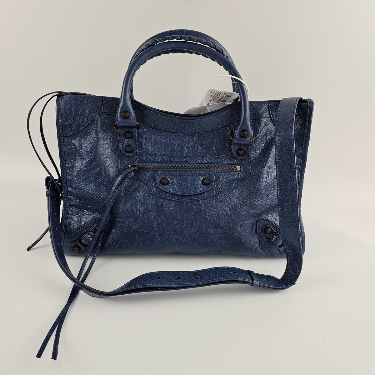 ◆BALENCIAGA◆Le City T Arena ラムスキンバッグ ライラック ホワイト の ウィメンズ Le City ミニ バッグ スニーカー