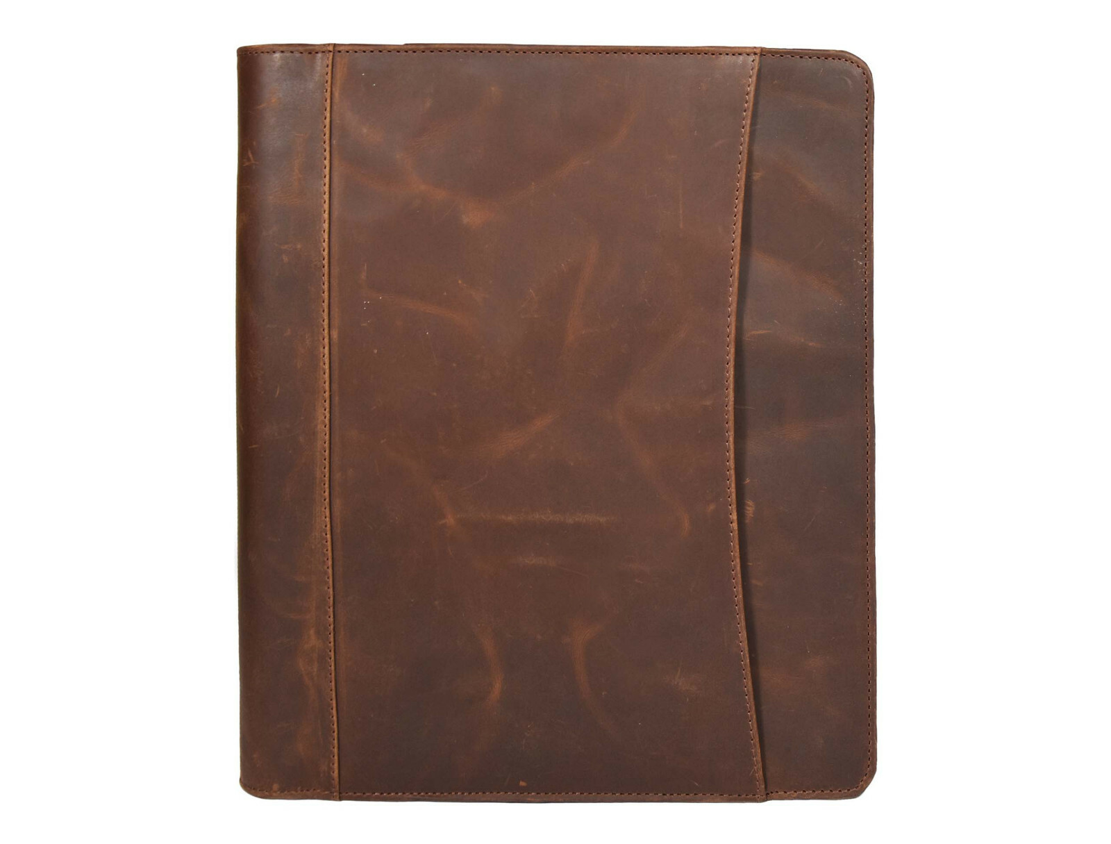 Vintage tooled leather Folder / Large Portfolio Made in Bulgaria