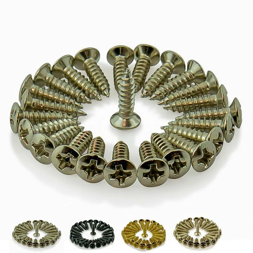 NORTHWEST GUITARS Kratzplatte Schlagbrett Schrauben 3,0 mm x 12 mm